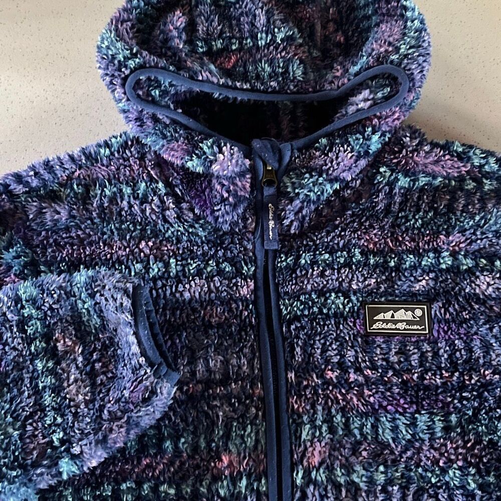 Eddie Bauer Full Zip Fleece Girls L 14-16